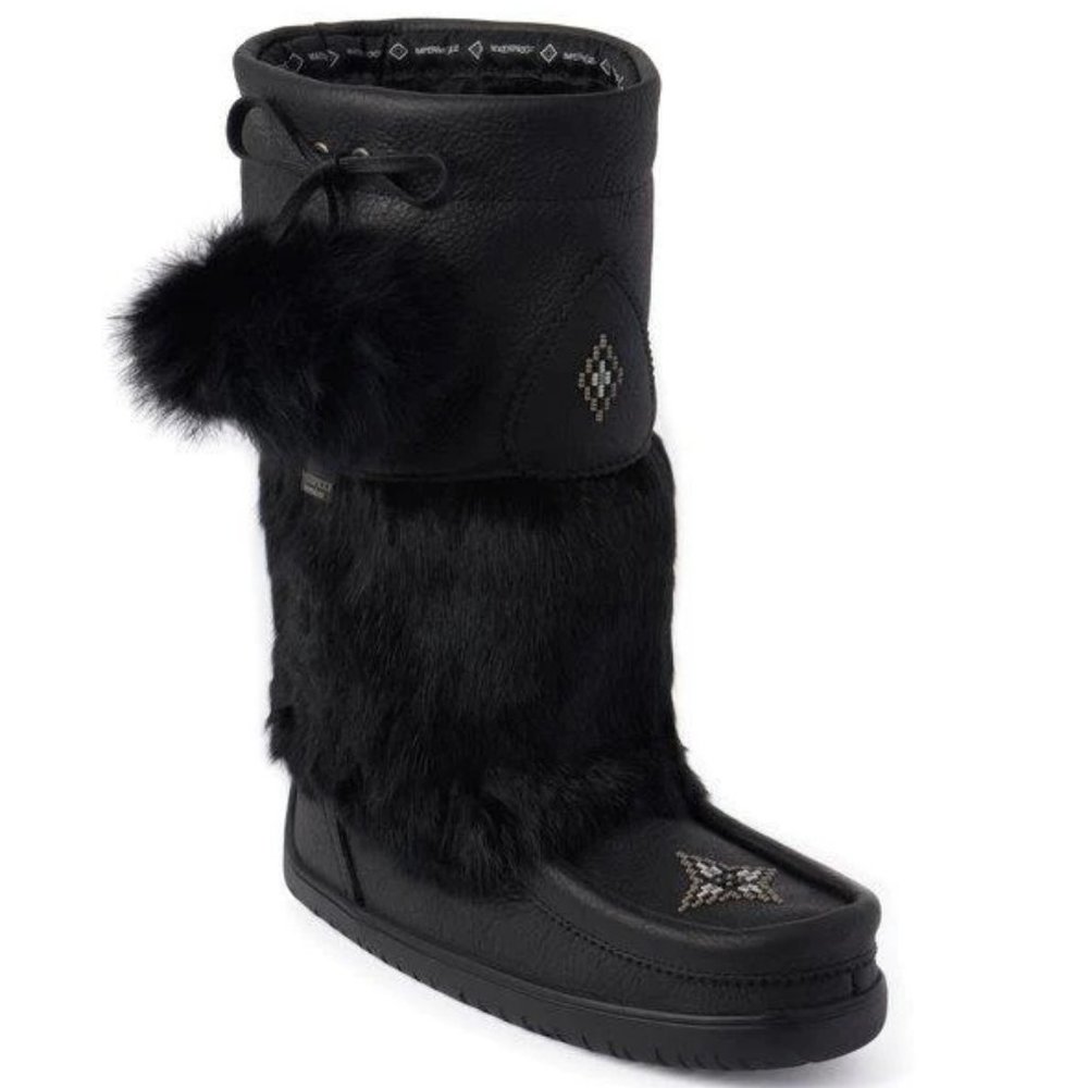 Waterproof Snowy Owl Leather Manitobah Mukluk Winter Boots